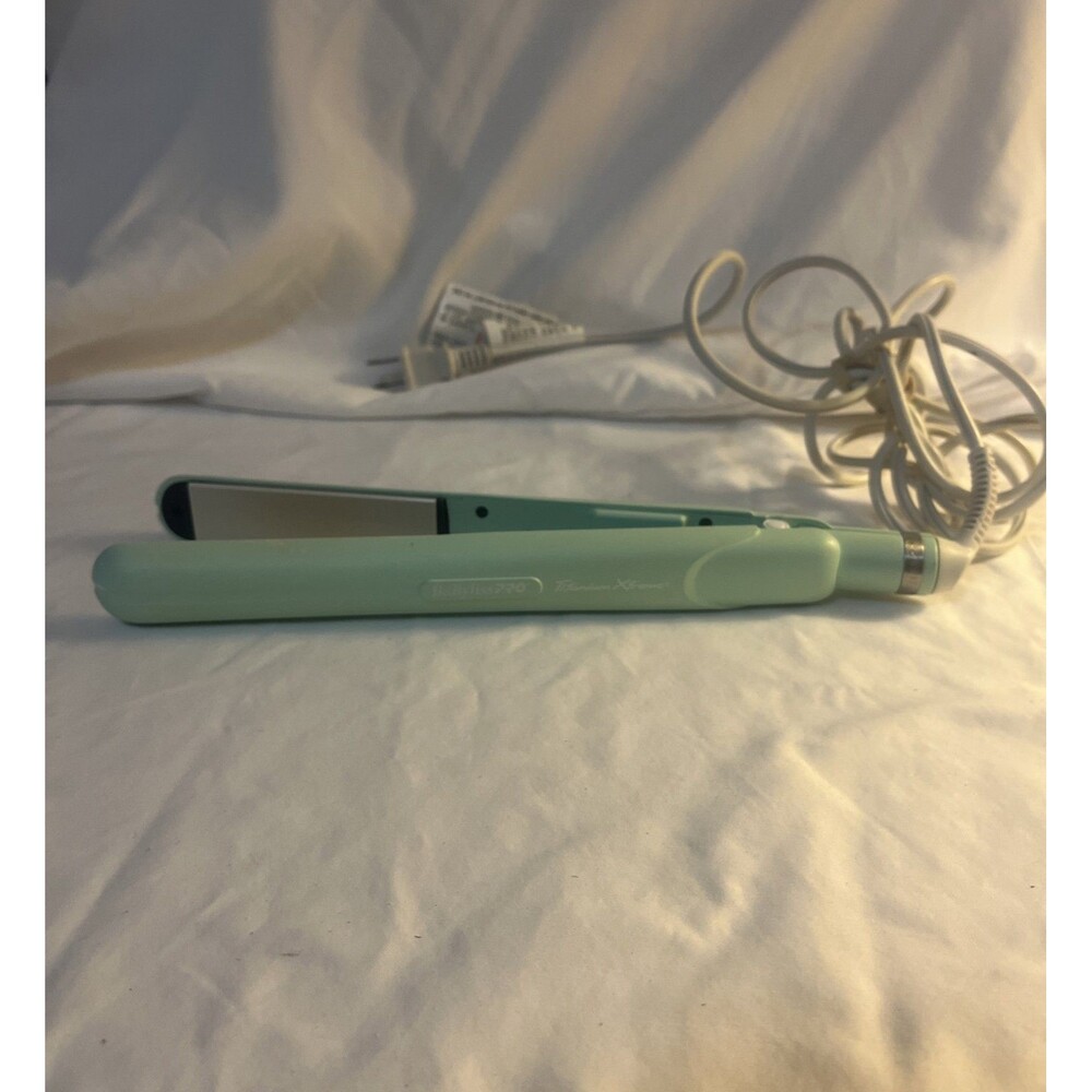 Babyliss Pro Titanium Xtreme 1" Flat Iron Hair Straightener Green - Tested